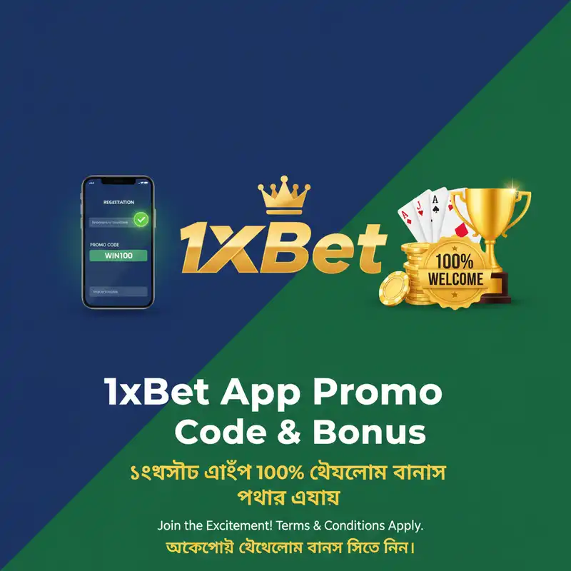 1xbet bd app প্রমো কোড এবং ওয়েলকাম বোনাস ব্যানার